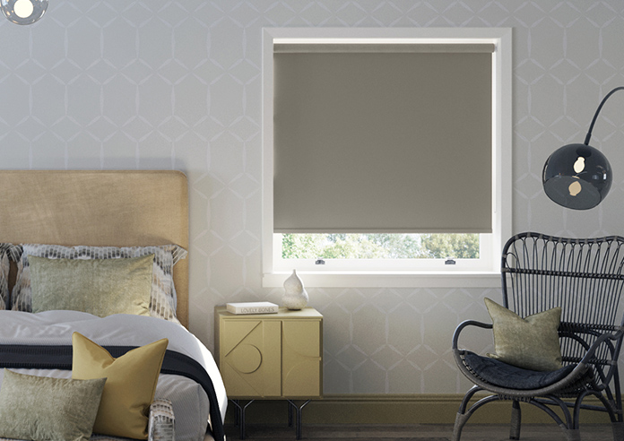 Trinity (Blackout), Mayan Brown - Roller Blind - Image 3